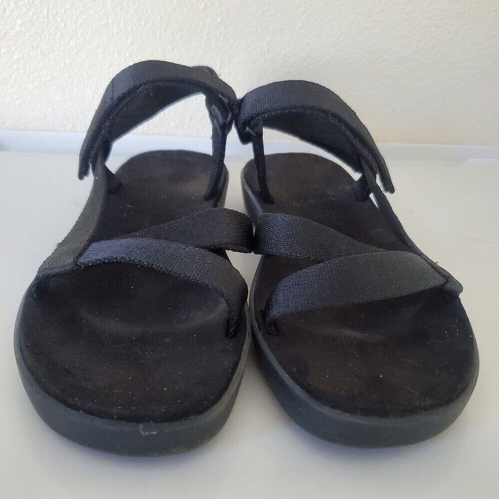 Everlane Women's The ReNew Sport Sandals Black Size 10 100% Recycled Material - Picture 2 of 12